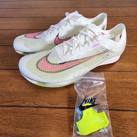 Nike Air Zoom Victory T&F Distance Spikes White/Pink CD4385-101 Size 13 New - Picture 6 of 7